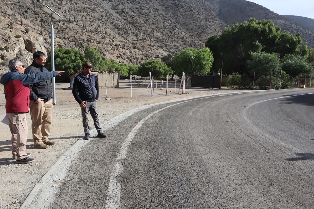 MOP finaliza mejoramiento de 17 km en Ruta D-205 de Elqui