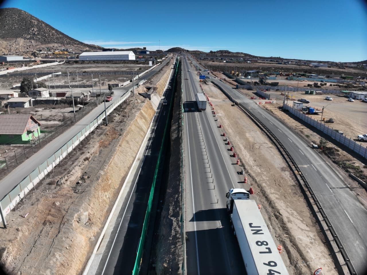 MOP inicia segunda fase de obras en enlace Panorámica de Coquimbo