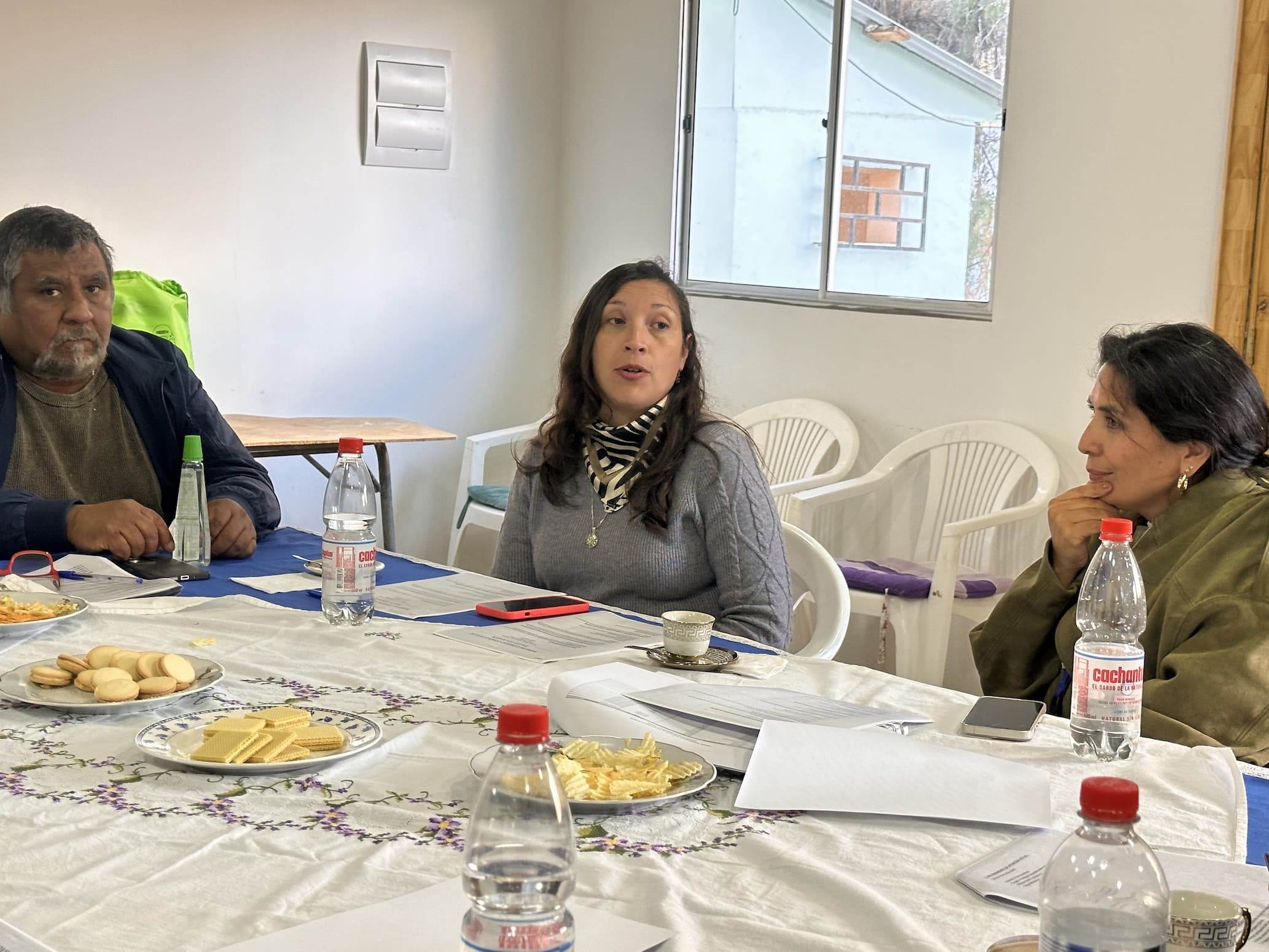 Autoridades informan avances del nuevo CECOSF de Tulahuén