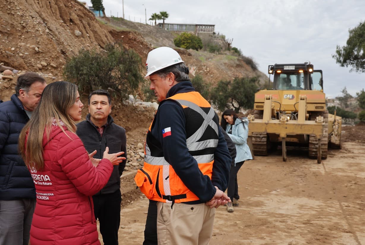 Subsecretario de Obras Públicas supervisa trabajos en Ruta 41CH tras sistema frontal — foto 1