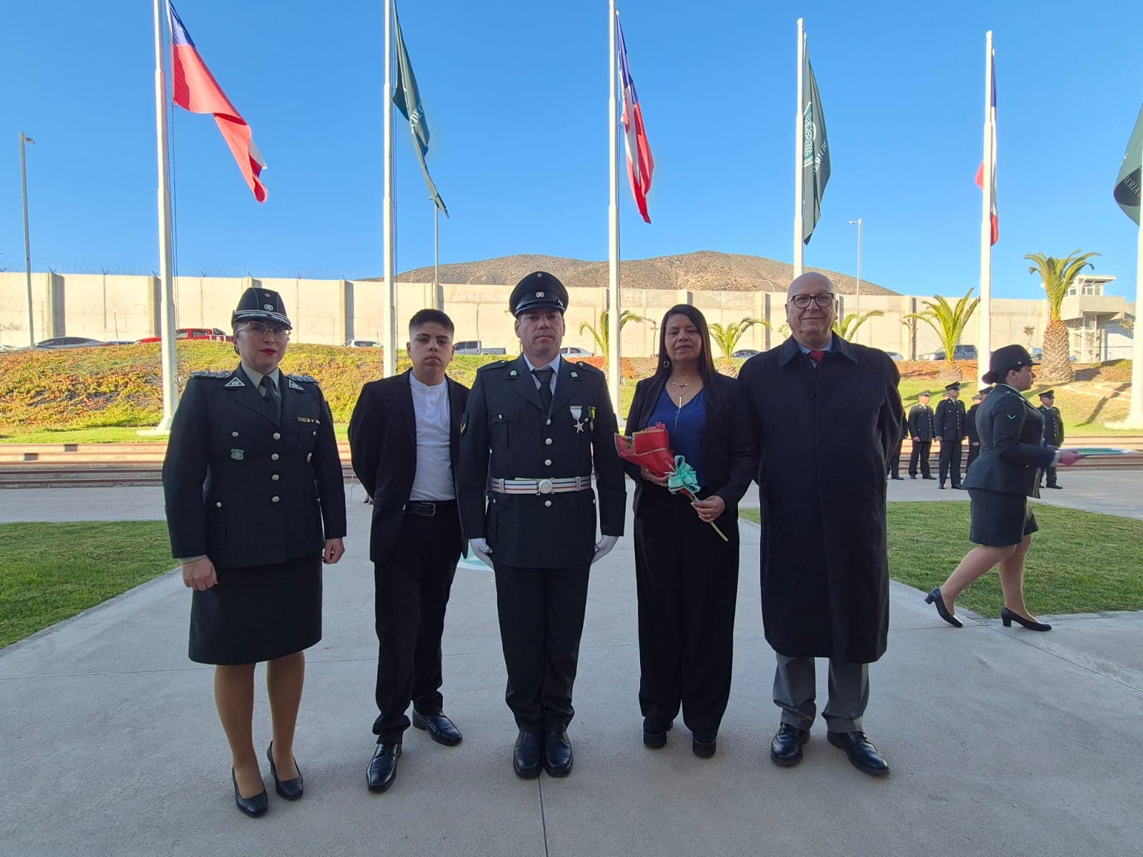Gendarmería reconoce trayectoria de suboficiales mayores en La Serena