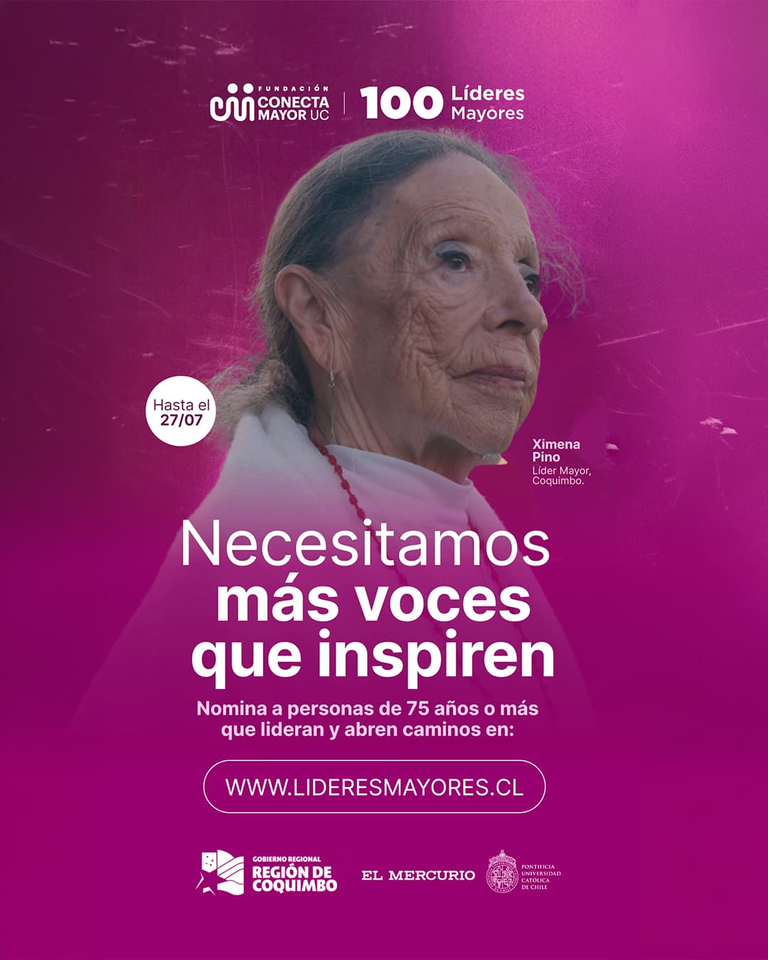 Región de Coquimbo abre postulaciones a '100 Líderes Mayores 2026' — foto 1