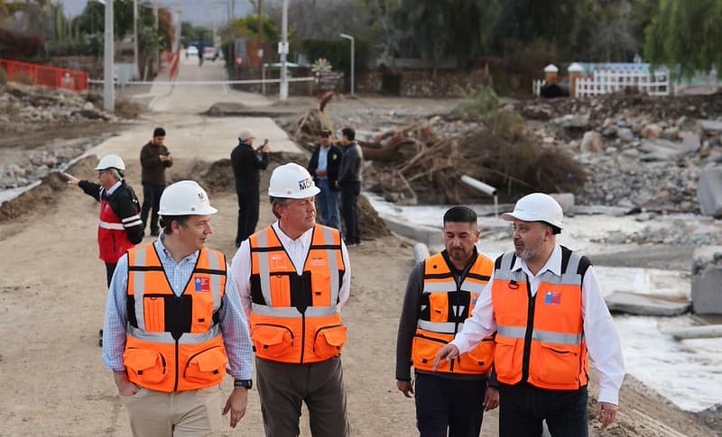 Subsecretario de Obras Públicas verifica trabajos de emergencia en Ovalle y Punitaqui — foto 1