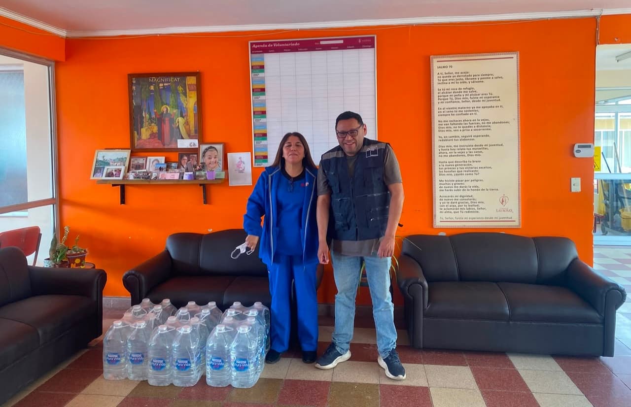 Empresas privadas donan insumos para familias afectadas por sistema frontal en Coquimbo