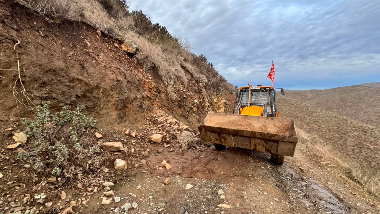 Habilitan camino al Cerro Grande para mantener telecomunicaciones en la región