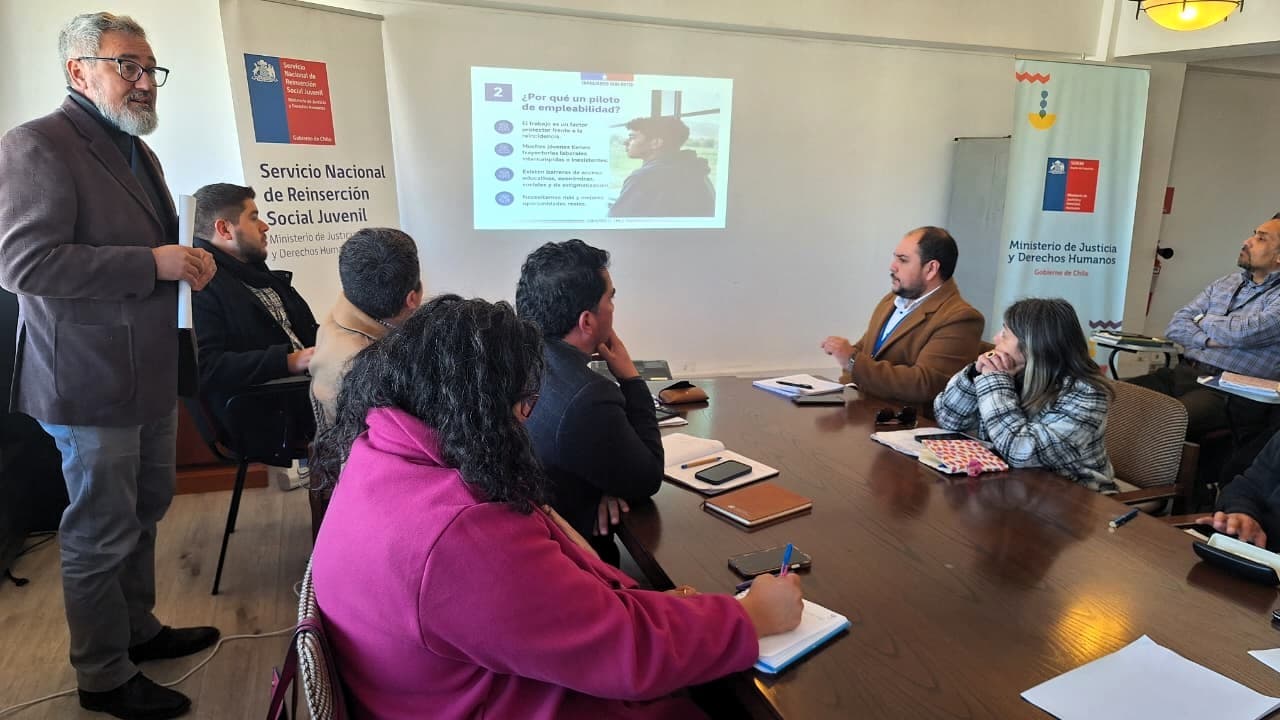 Comité regional evalúa piloto de empleabilidad para jóvenes en reinserción social