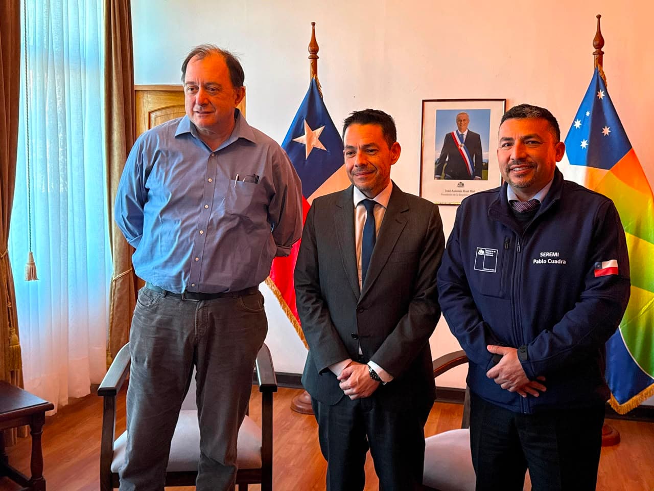 Ministro Poduje evalúa daños por sistema frontal en Coquimbo — foto 1