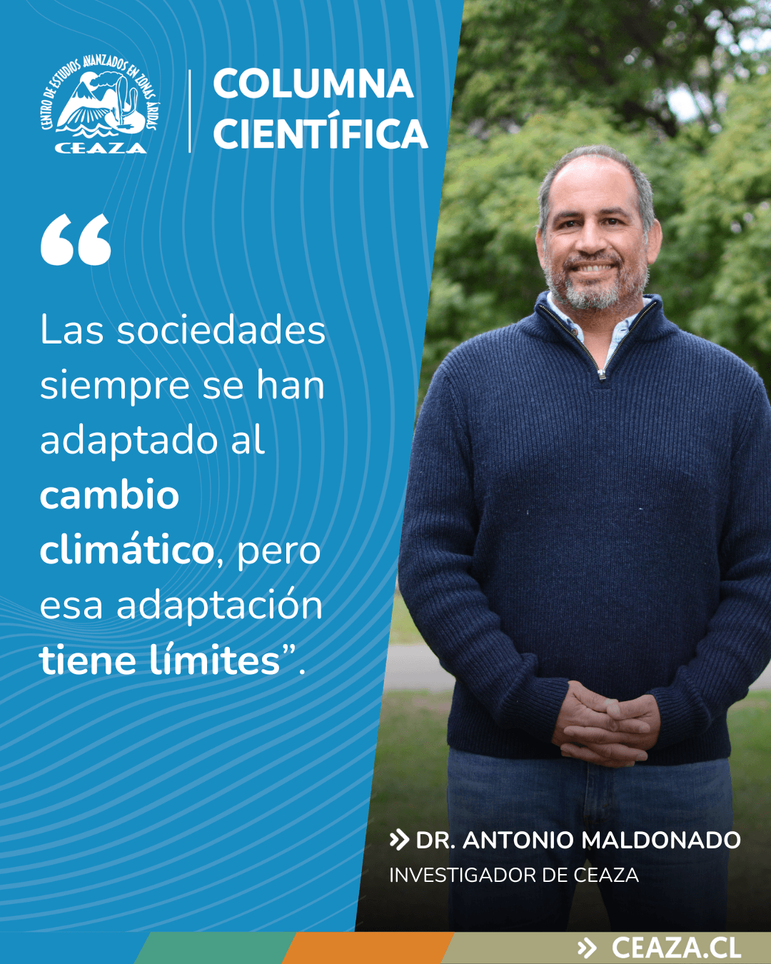 Investigador del CEAZA analiza los límites de la adaptación humana al cambio climático — foto 1