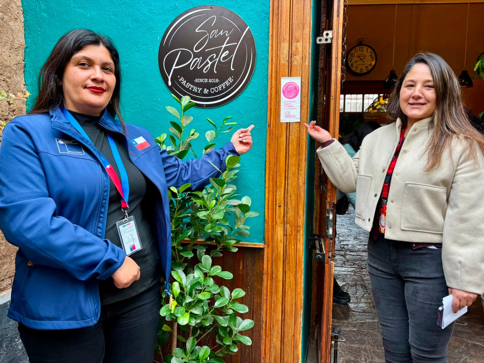 Café de La Serena recibe reconocimiento por sala de lactancia materna