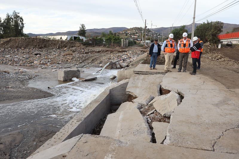 Subsecretario de Obras Públicas verifica trabajos de emergencia en Ovalle y Punitaqui
