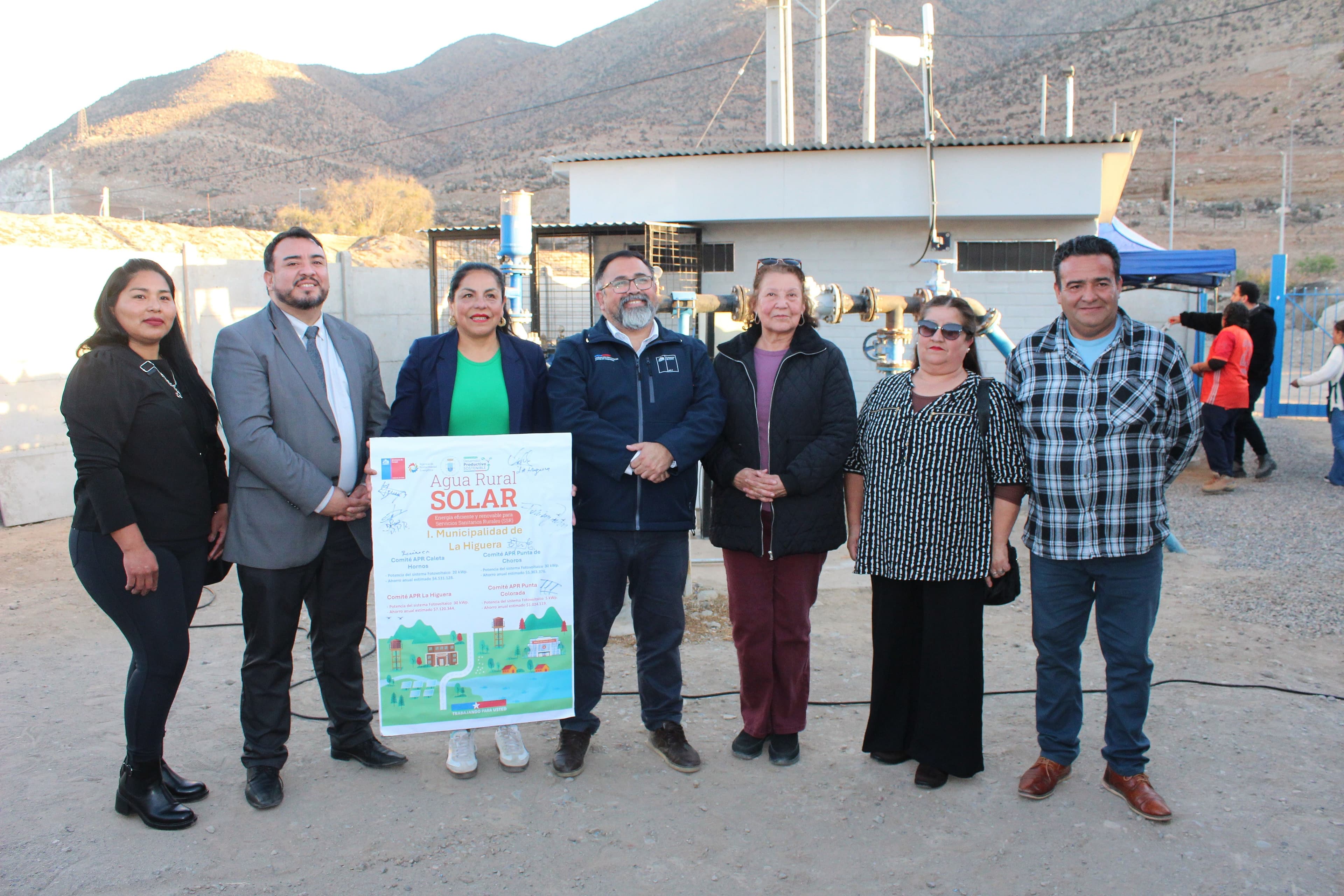 Gobierno invierte $108 millones en paneles solares para agua potable rural de La Higuera