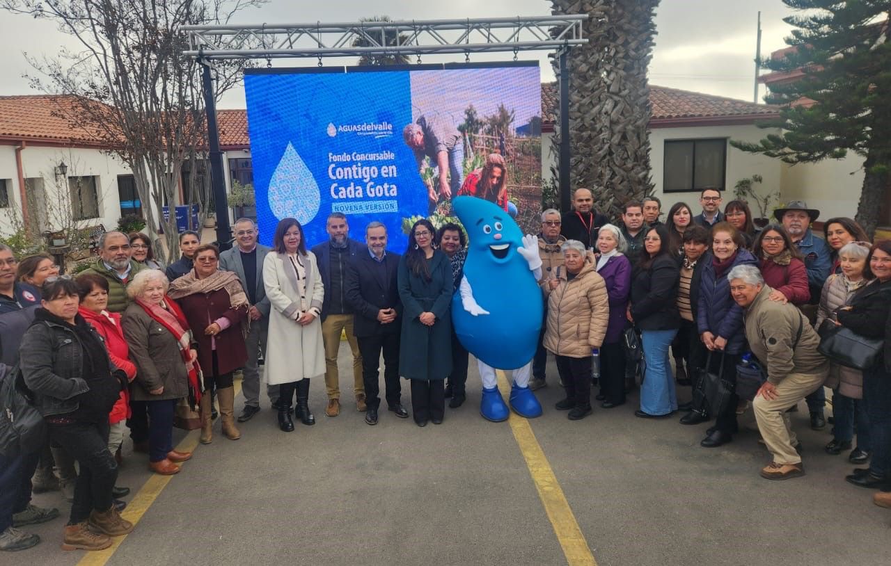 Aguas del Valle lanza novena versión del Fondo Concursable “Contigo en Cada Gota”
