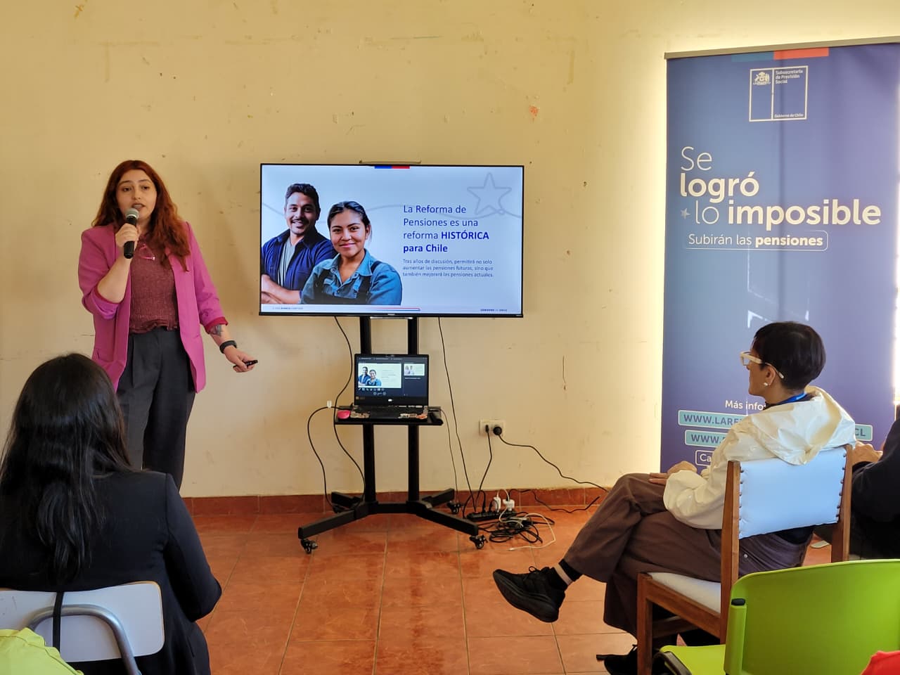 Gobierno realiza despliegue territorial para la difusión de los beneficios de la Reforma de Pensiones