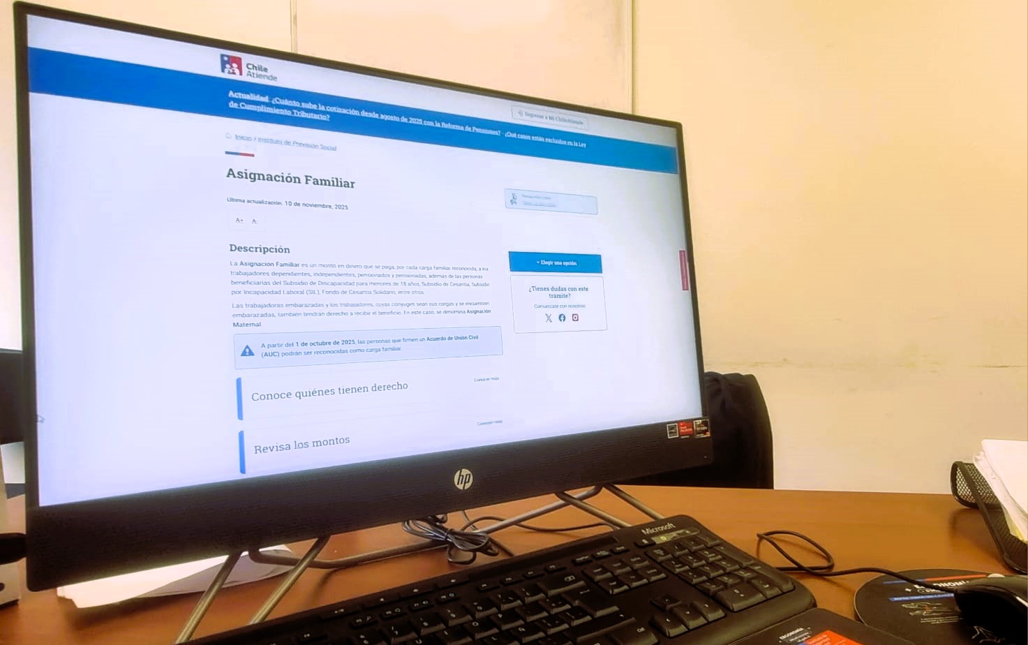 IPS llama a revisar cargas familiares: son clave para obtener el Aporte Familiar Permanente 2026