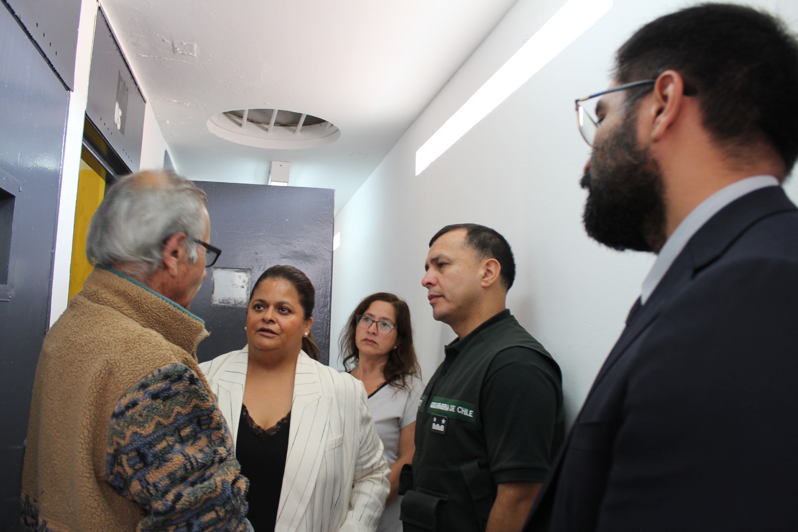 Autoridades del sistema de justicia revisan nuevo módulo de internación provisoria en Centro Penitenciario La Serena