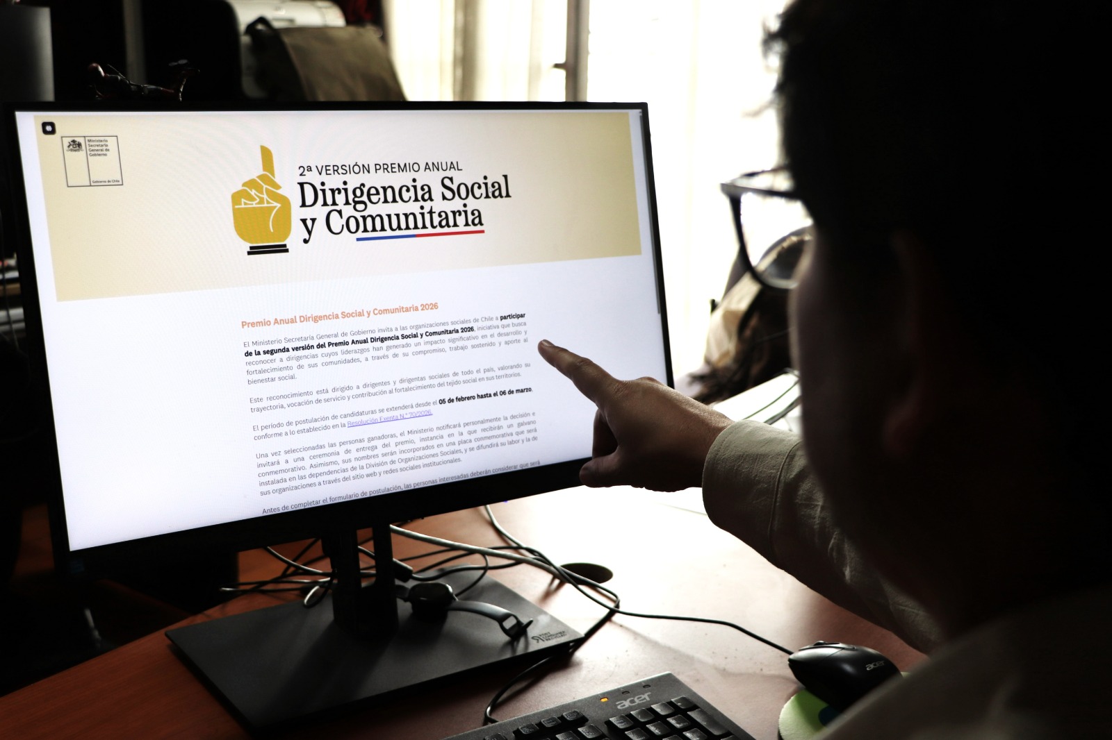 Invitan a postular a la segunda versión del Premio Anual de Dirigencia Social y Comunitaria 2026