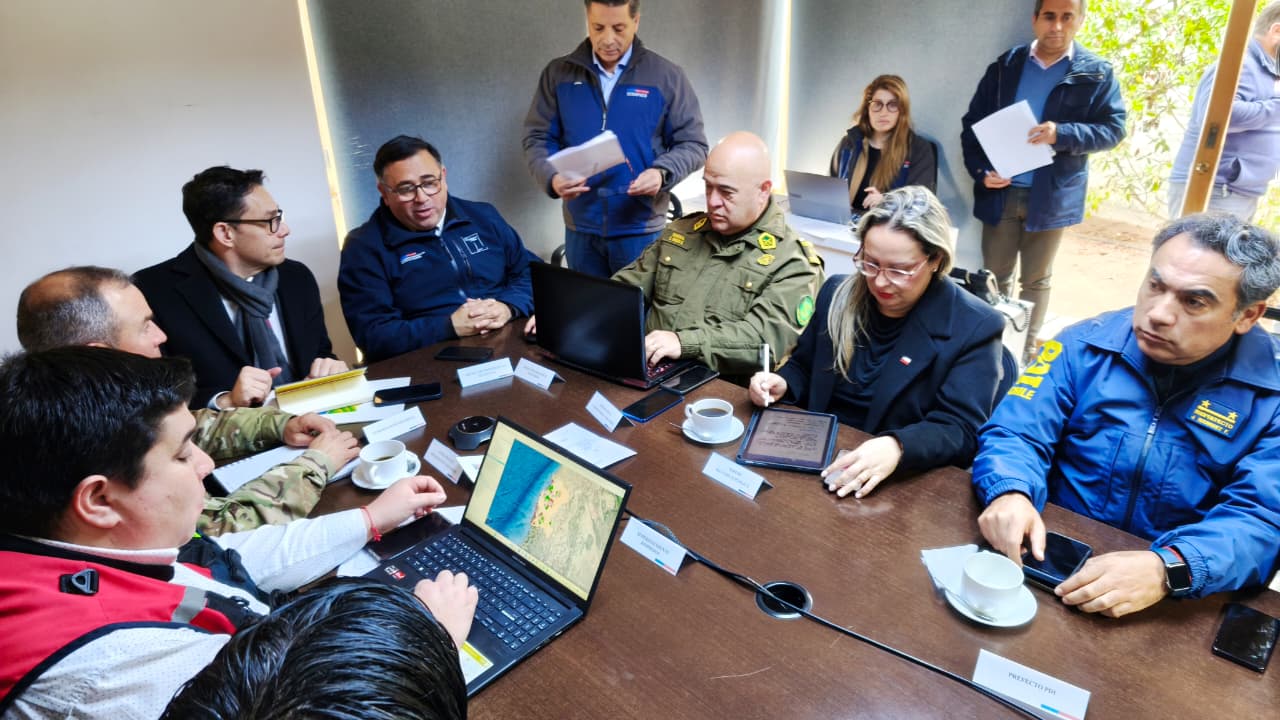 Región de Coquimbo refuerza despliegue preventivo tras declaración de Alerta Amarilla por sistema frontal